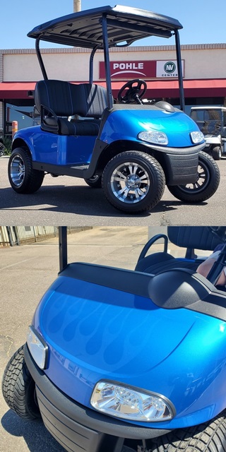 Picture of EZGO RXV Elite FreedoM Royal Blue with Ghost Flames - 362