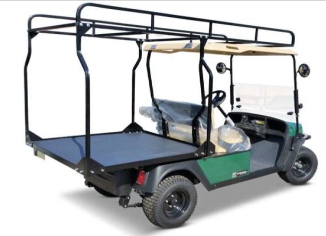 Picture of Ladder Rack - Full length Ladder Rack - Tubular
Steel - Shuttle 2 Only (Cushman Custom Solutions, Factory Order Only)